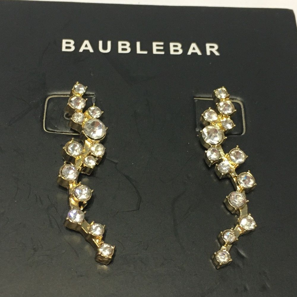 NWT Baublebar Farah Ear Crawler Earrings Climbers